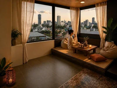 Căn hộ một phòng ngủ view thành phố — Nhà Cuội Boutique Aparthotel - Private yet Connected